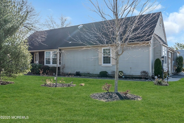 exterior space featuring a yard