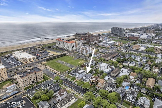 304 8th Ave, Asbury Park, NJ 07712 - aerial view of property and surrounding area with nearby urban area and a nearby body of water