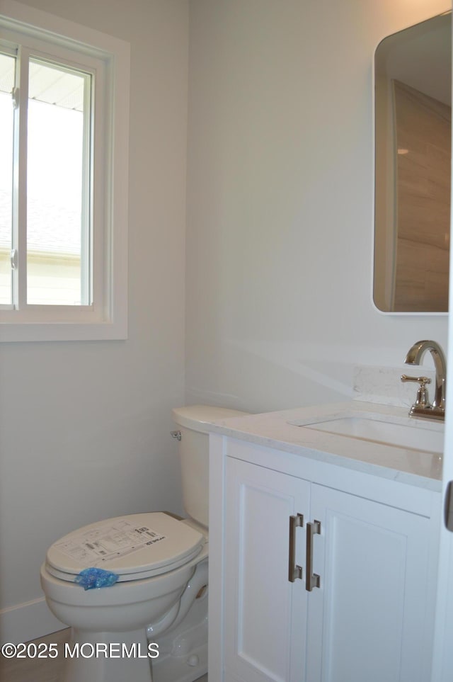 71 Montserrat St, Toms River, NJ 08757 - half bathroom featuring vanity and toilet