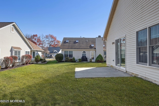 view of yard with a patio