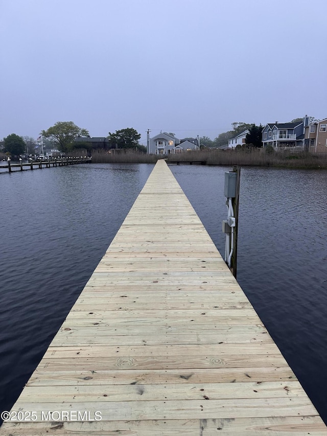 2510 Sylvan Dr, Point Pleasant, NJ 08742 - dock featuring a water view
