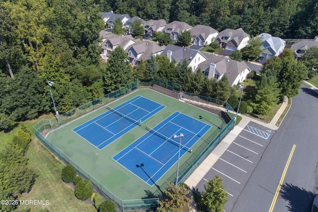 bird's eye view featuring a residential view