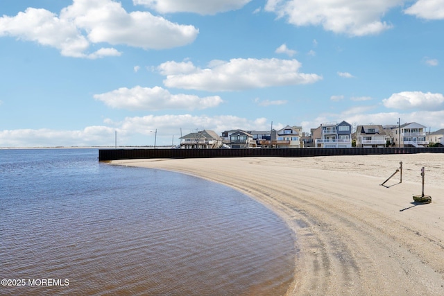 property view of water with a residential view