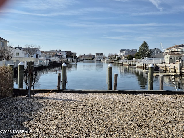 3172 Peddie St, Toms River, NJ 08753 - view of dock with a residential view and a water view