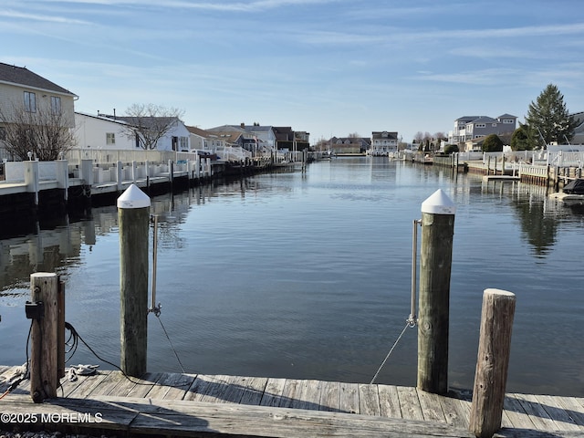3172 Peddie St, Toms River, NJ 08753 - dock area featuring a residential view and a water view