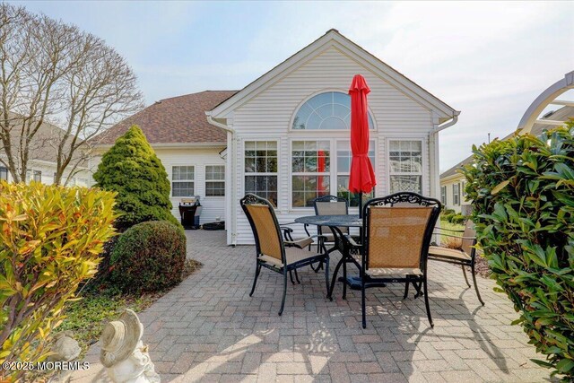 view of patio / terrace featuring outdoor dining space