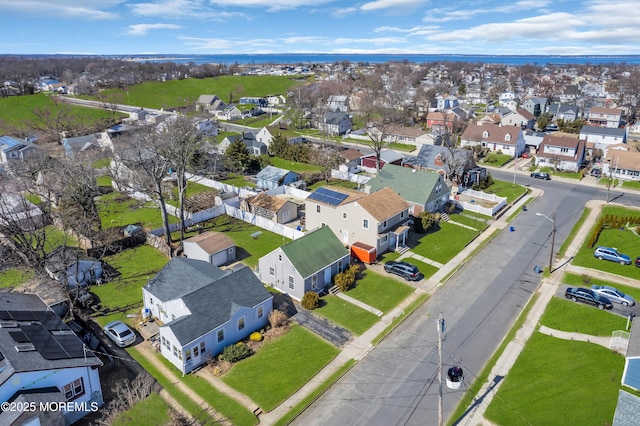 drone / aerial view featuring a residential view