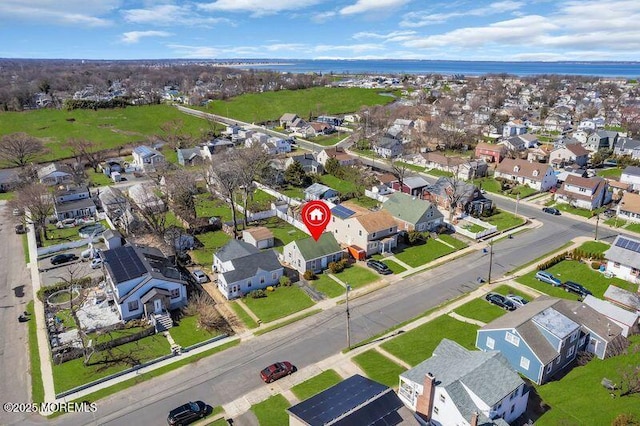 drone / aerial view featuring a residential view