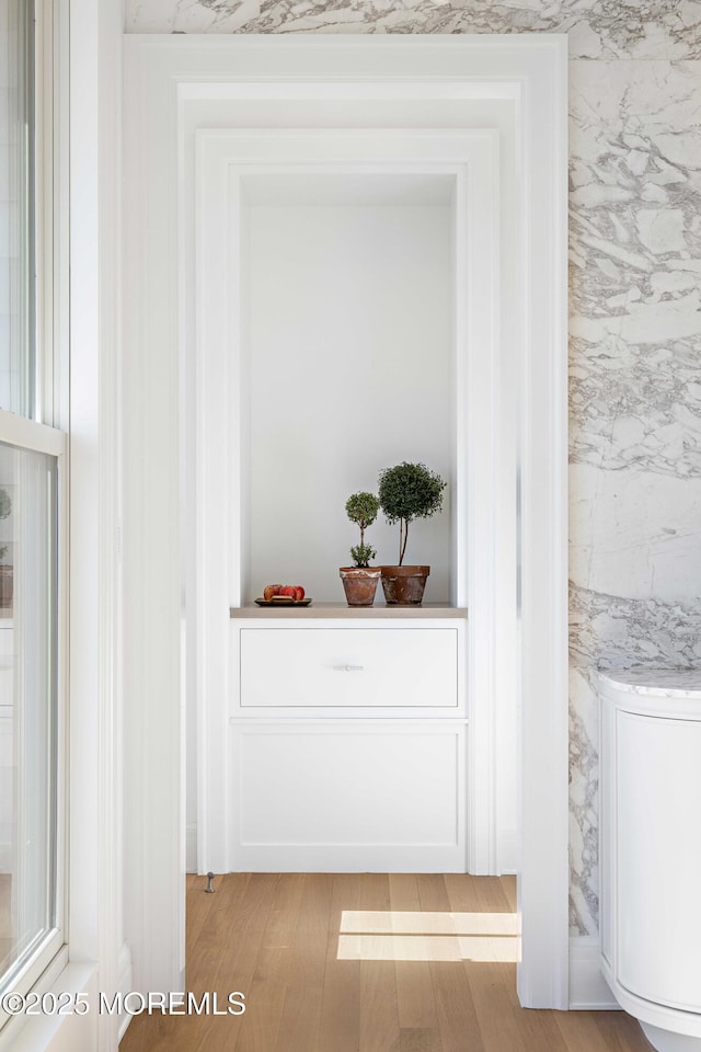 details featuring wood finished floors