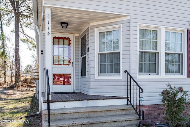 view of property entrance