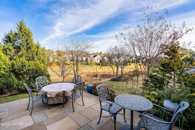 view of patio / terrace featuring outdoor dining area