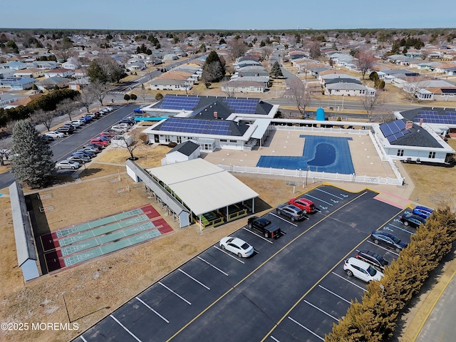 drone / aerial view featuring a residential view