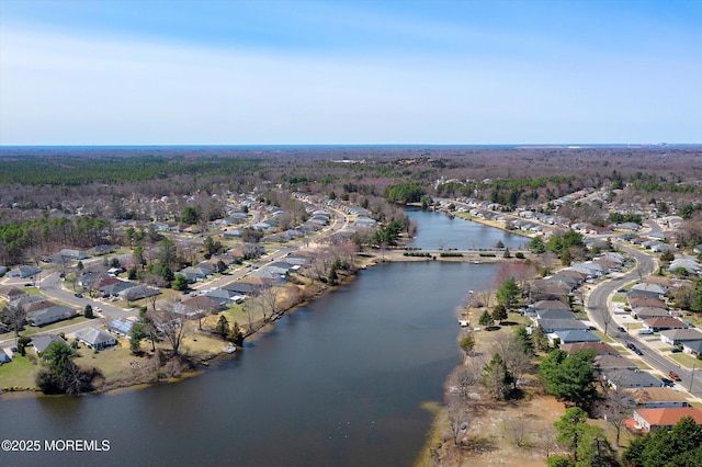 72 Mount Matterhorn Ln, Toms River, NJ 08753 - birds eye view of property featuring a residential view and a water view