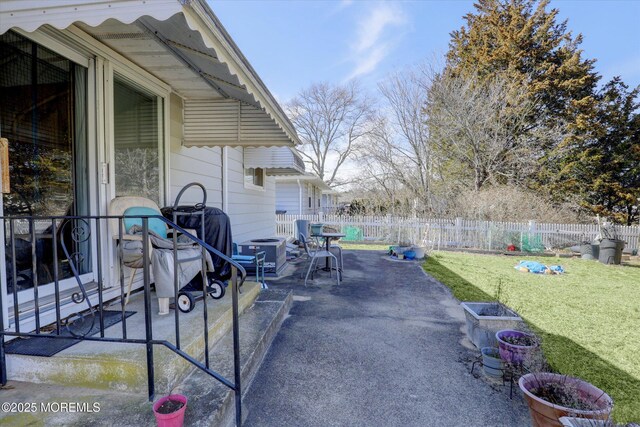 72 Mount Matterhorn Ln, Toms River, NJ 08753 - view of patio / terrace featuring fence