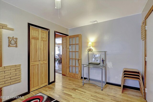 72 Mount Matterhorn Ln, Toms River, NJ 08753 - interior space with visible vents, light wood-style flooring, and baseboards