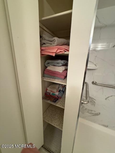 view of closet