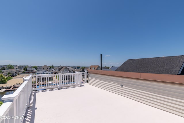 35 W Mohawk Dr, Little Egg Harbor, NJ 08087 - view of patio / terrace featuring a residential view and a balcony