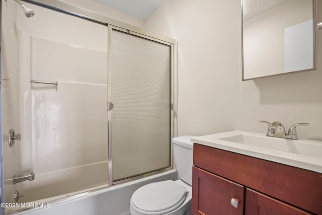 5 Island View Way Unit 3, Sea Bright, NJ 07760 - bathroom with toilet, combined bath / shower with glass door, and vanity