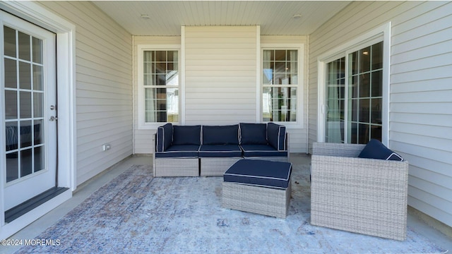 view of patio / terrace featuring outdoor lounge area