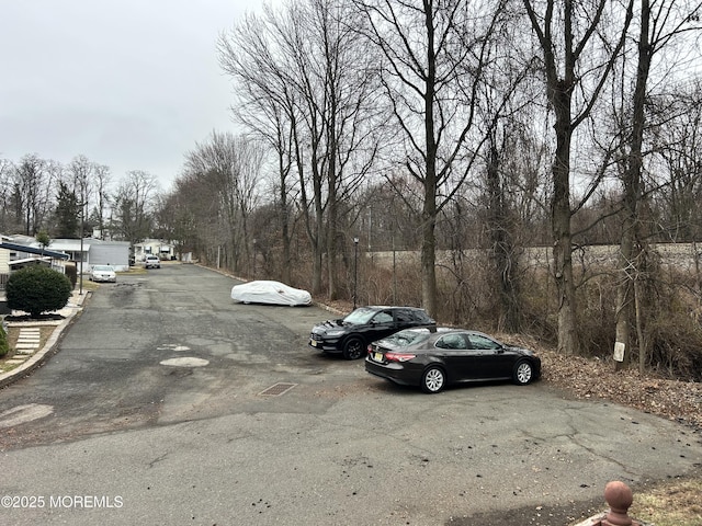 view of vehicle parking