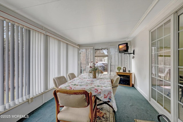 1500 First Ave, Toms River, NJ 08757 - sunroom with baseboards and carpet