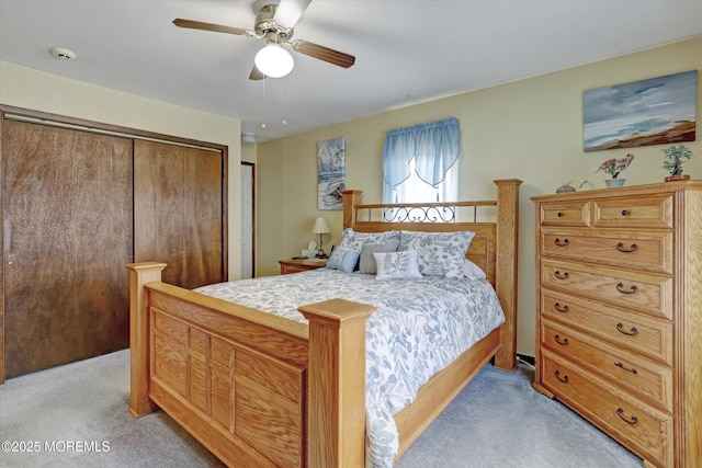 1500 First Ave, Toms River, NJ 08757 - bedroom featuring light carpet and ceiling fan