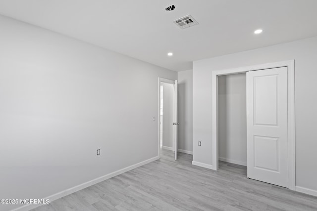 1 Redlands Ct, Toms River, NJ 08757 - unfurnished bedroom featuring visible vents, recessed lighting, a closet, light wood finished floors, and baseboards
