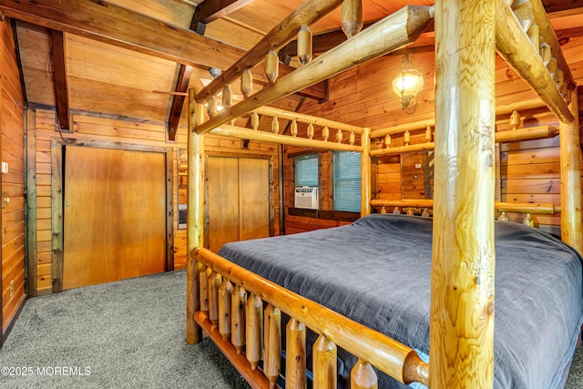 461 Harmony Rd, Jackson, NJ 08527 - carpeted bedroom featuring wooden walls