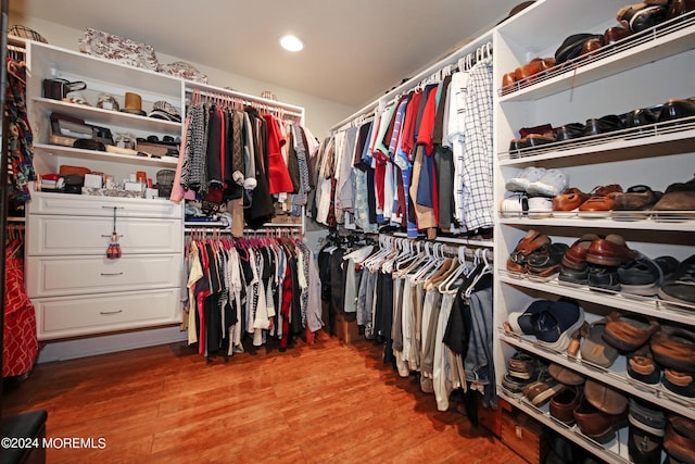 26 Aspen Ln, Tinton Falls, NJ 07724 - spacious closet featuring wood finished floors