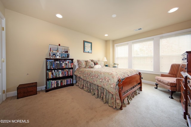 26 Aspen Ln, Tinton Falls, NJ 07724 - carpeted bedroom with visible vents, recessed lighting, and baseboards