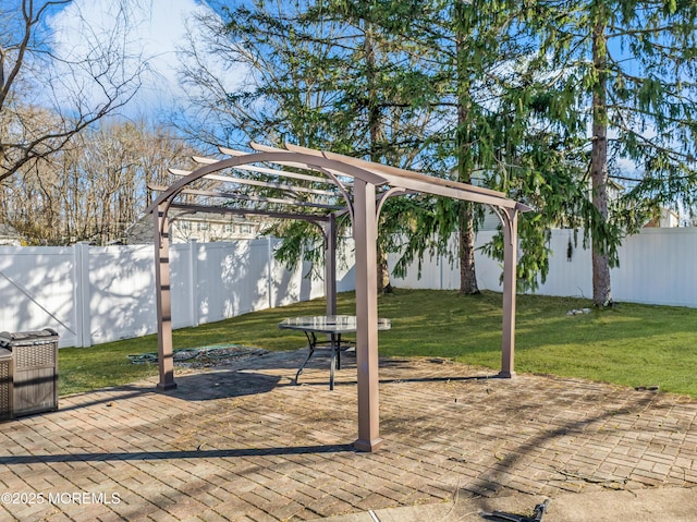 4 Whitman Rd, Morganville, NJ 07751 - view of patio with a fenced backyard