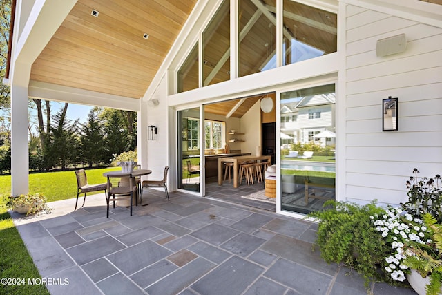 20 Conover Ln, Rumson, NJ 07760 - view of patio with outdoor dining area
