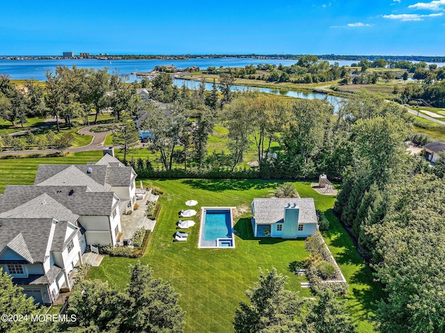 20 Conover Ln, Rumson, NJ 07760 - aerial view with a water view