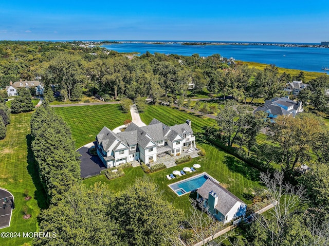 20 Conover Ln, Rumson, NJ 07760 - aerial view featuring a water view