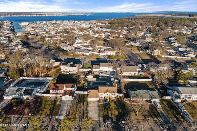 1107 Frontage Rd, Toms River, NJ 08753 - bird's eye view featuring a residential view and a water view