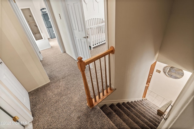 1107 Frontage Rd, Toms River, NJ 08753 - stairs featuring carpet flooring