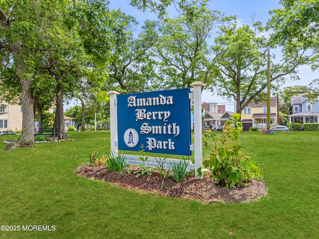 91 Cookman Ave, Ocean Grove, NJ 07756 - surrounding community with a yard