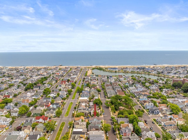 91 Cookman Ave, Ocean Grove, NJ 07756 - aerial view of property and surrounding area with nearby suburban area and a large body of water