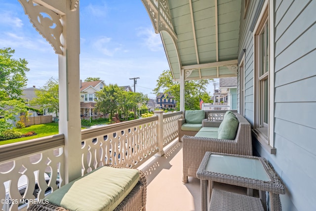 91 Cookman Ave, Ocean Grove, NJ 07756 - porch with a residential view