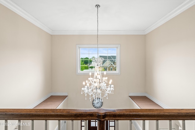 4 Friendship Ln, West Long Branch, NJ 07764 - detailed view of a chandelier and crown molding