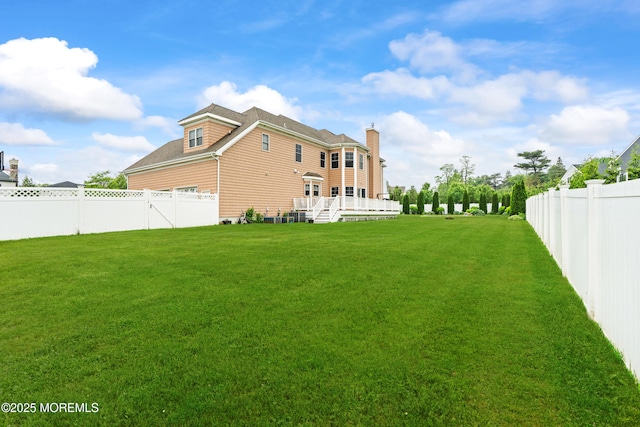4 Friendship Ln, West Long Branch, NJ 07764 - view of yard with a wooden deck