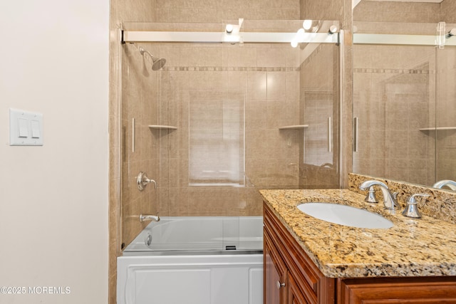 4 Friendship Ln, West Long Branch, NJ 07764 - bathroom featuring vanity and enclosed tub / shower combo