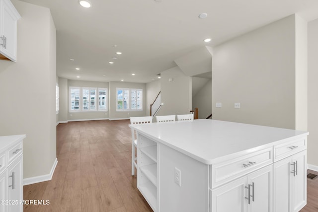 75 Driftwood Cir, Oceanport, NJ 07757 - kitchen with baseboards, open shelves, and recessed lighting