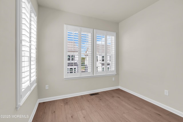75 Driftwood Cir, Oceanport, NJ 07757 - spare room featuring visible vents, baseboards, and wood finished floors