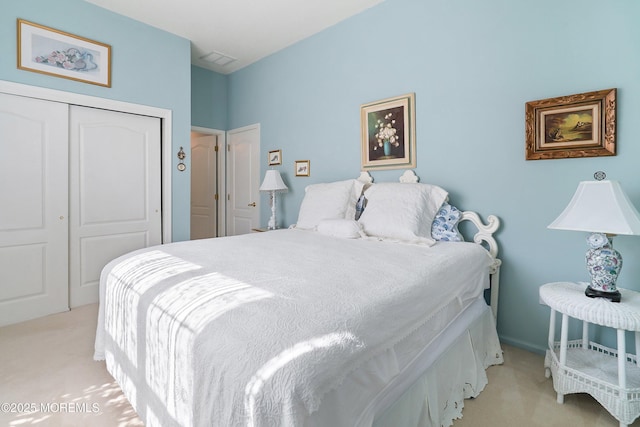 1505 Wishing Well Ln, Manasquan, NJ 08736 - bedroom featuring light carpet and a closet