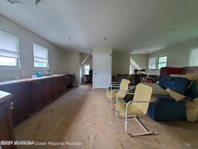 92 Compton St, Belford, NJ 07718 - living area featuring light wood-style floors