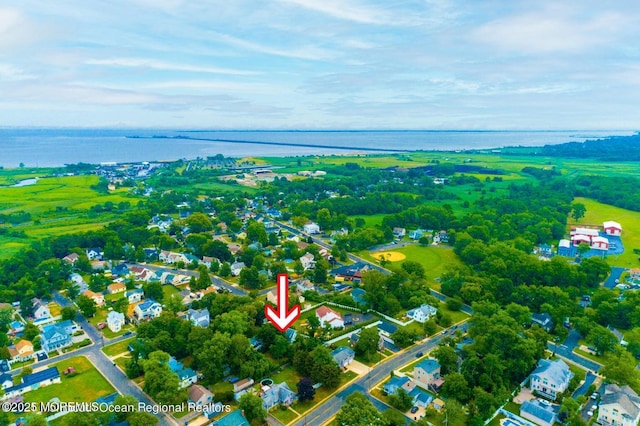 92 Compton St, Belford, NJ 07718 - bird's eye view with a water view
