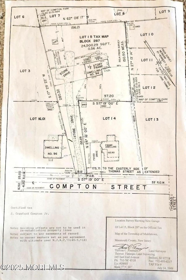92 Compton St, Belford, NJ 07718 - map location