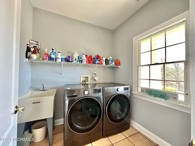 2 Lecarre Dr, Marlboro, NJ 07746 - washroom featuring baseboards, a wealth of natural light, independent washer and dryer, and laundry area