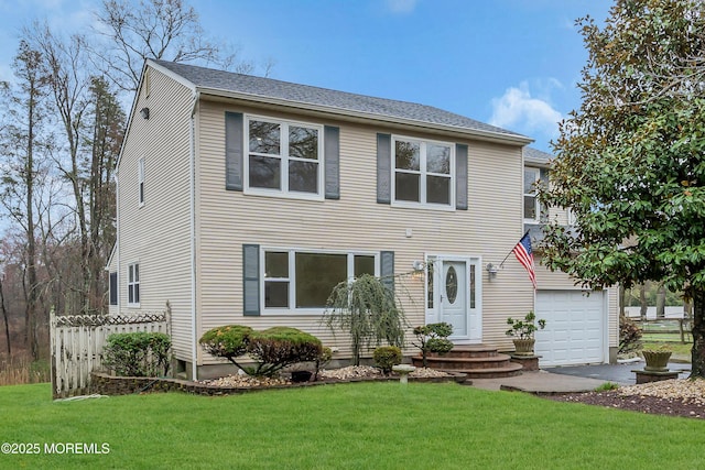 115 Leesville Rd, Jackson, NJ 08527 - colonial house with a garage and a front lawn